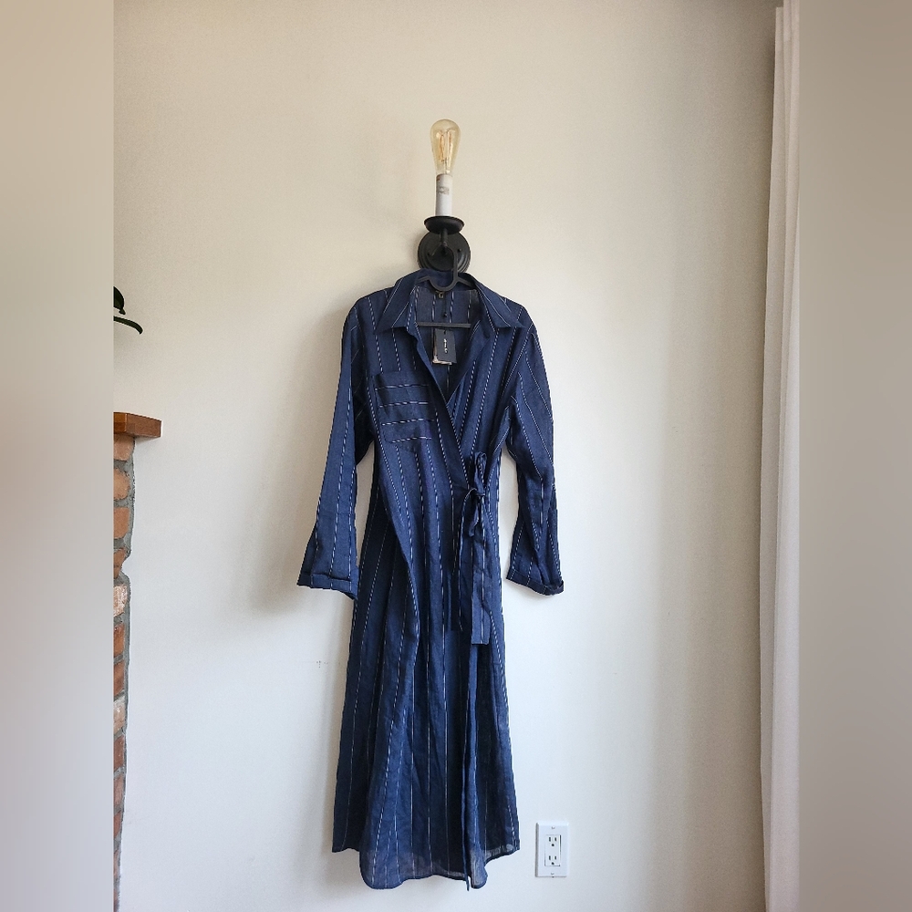 NWT Massimo Dutti Blue Denim Type Dress